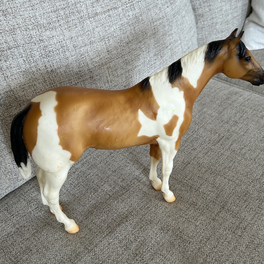 Breyer My Favorite Horse Tetited Banjo Buckskin Pinto Stud Retited Big & Massive